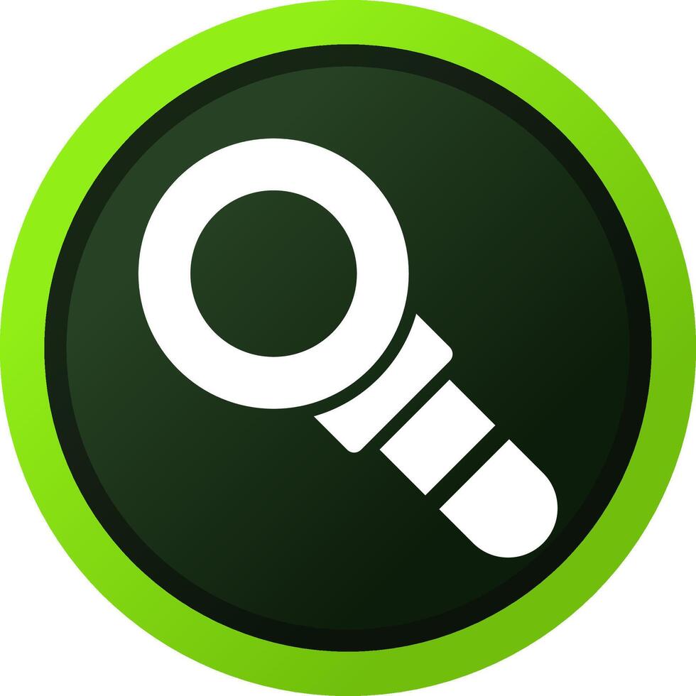 Magnifying Glass Creative Icon Design vector