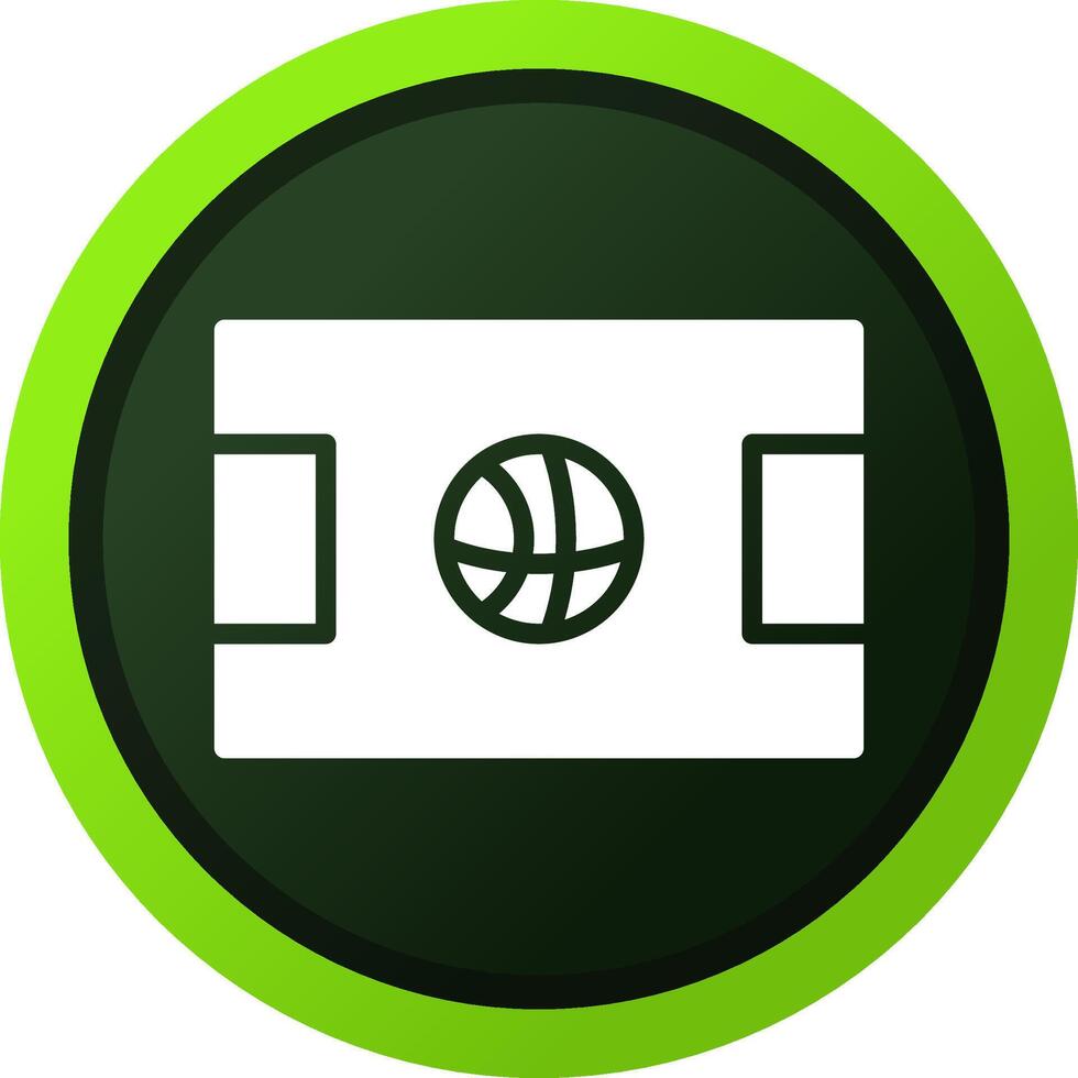 Basketball Court Creative Icon Design vector