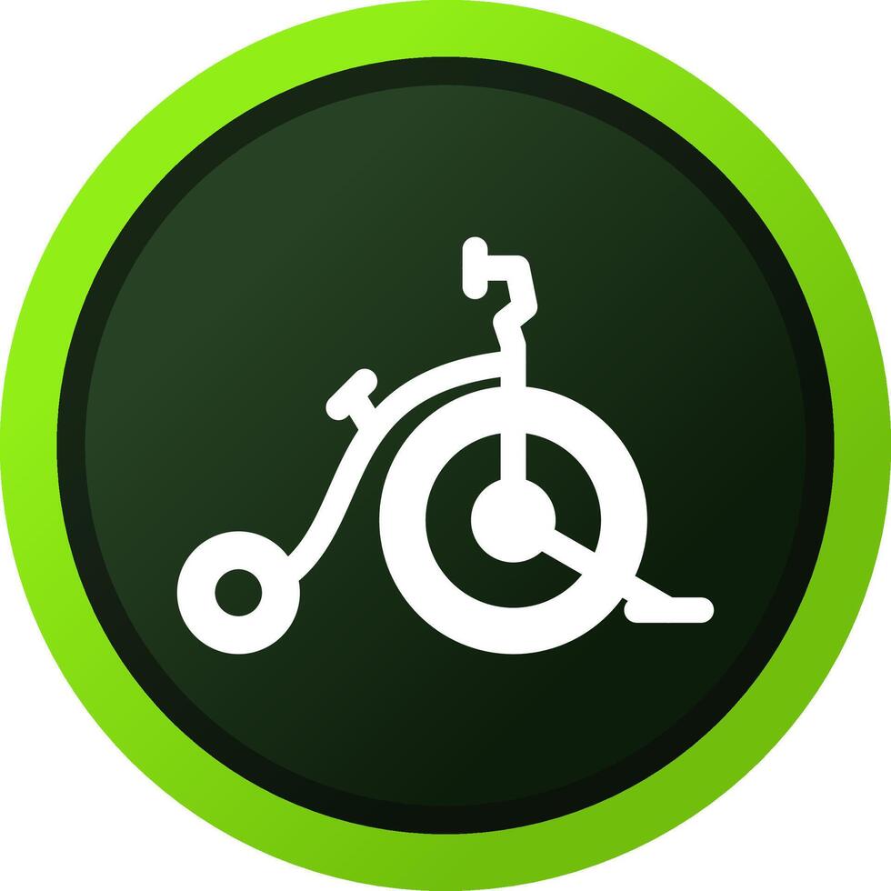 Circus Bike Creative Icon Design vector