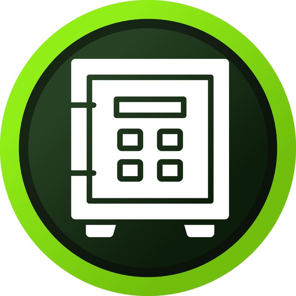 Safe Lock Creative Icon Design vector