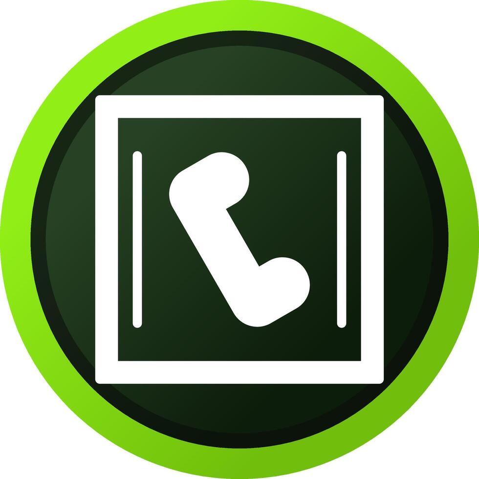 Emergency Call Creative Icon Design vector