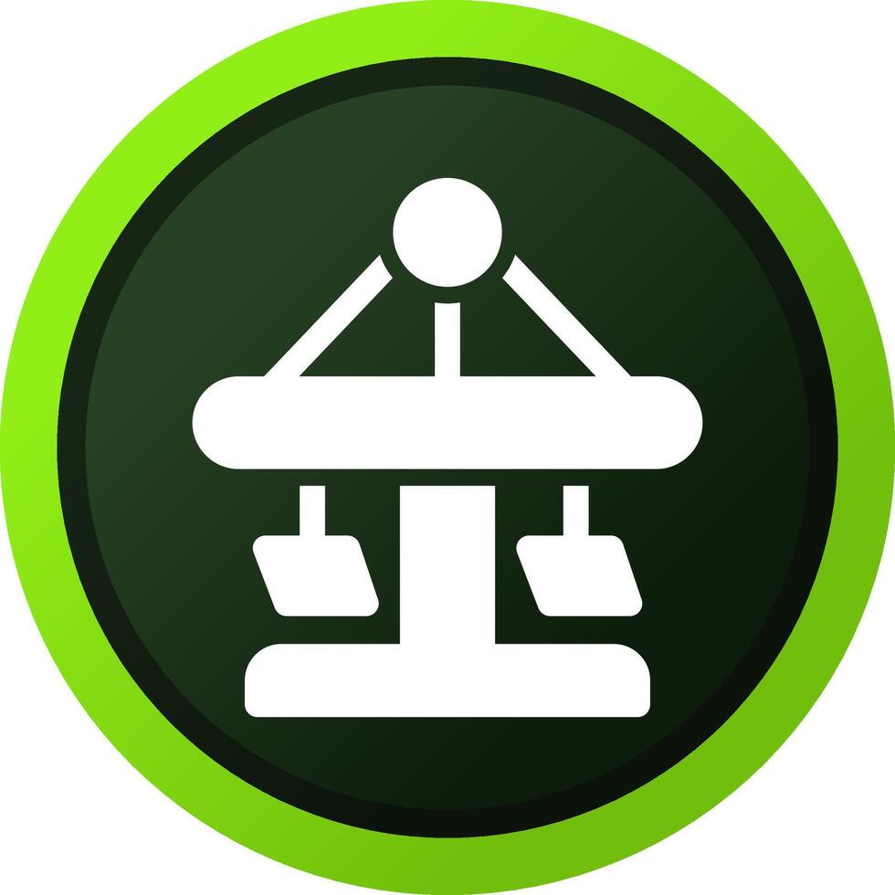 Merry Go Round Creative Icon Design vector