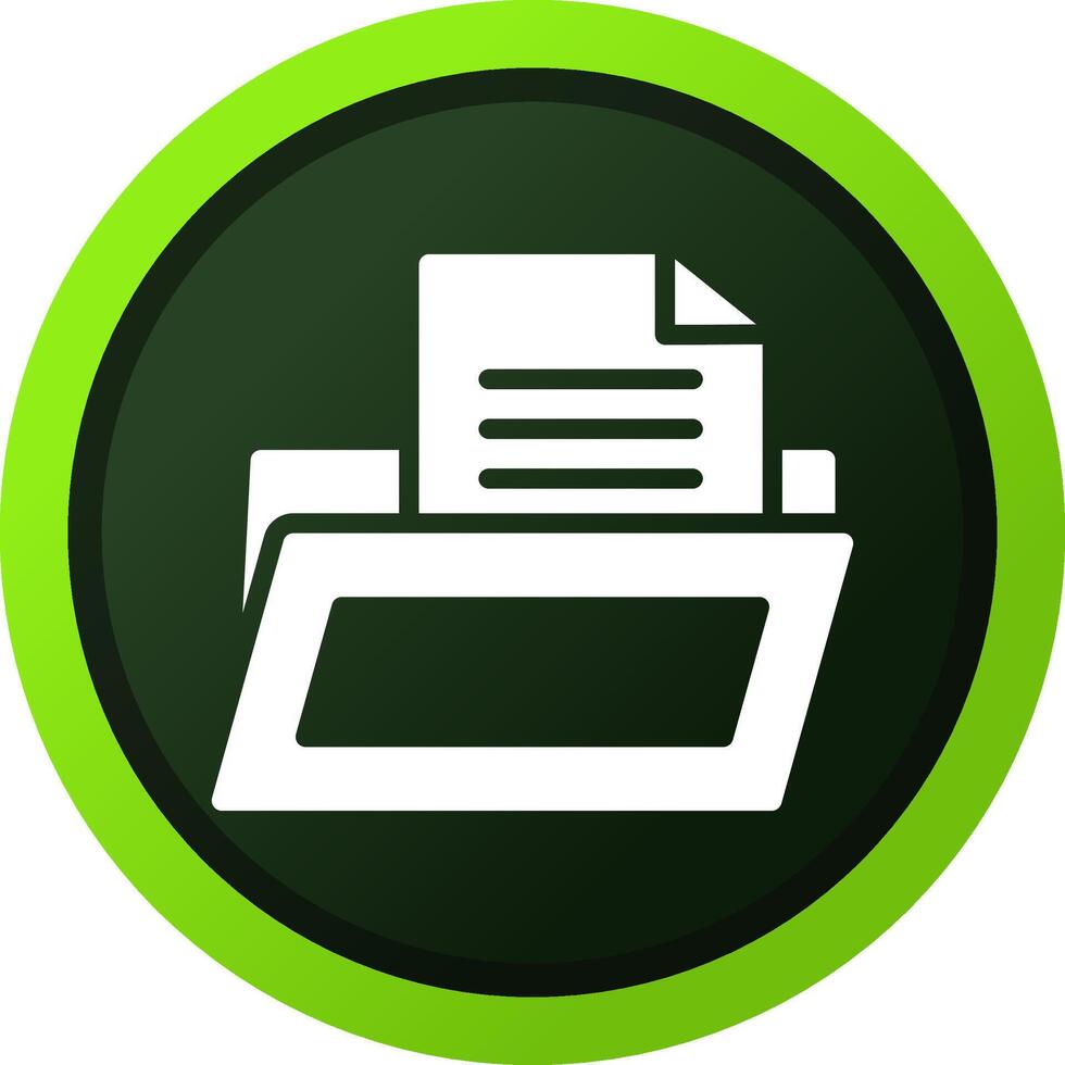 Folder Creative Icon Design vector
