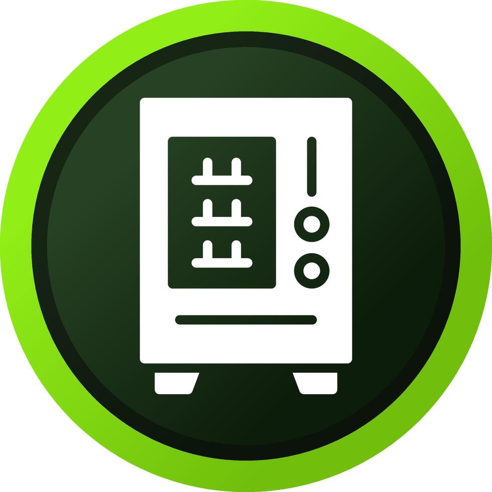 Vending Machine Creative Icon Design vector