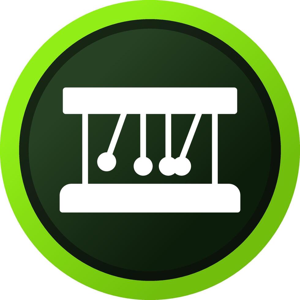 Newton Cradle Creative Icon Design vector