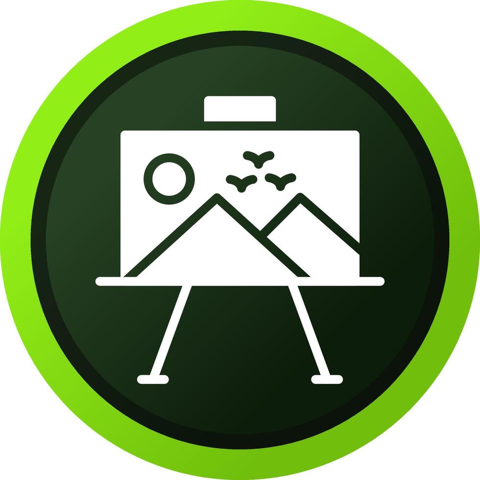 Paint Canvas Creative Icon Design vector