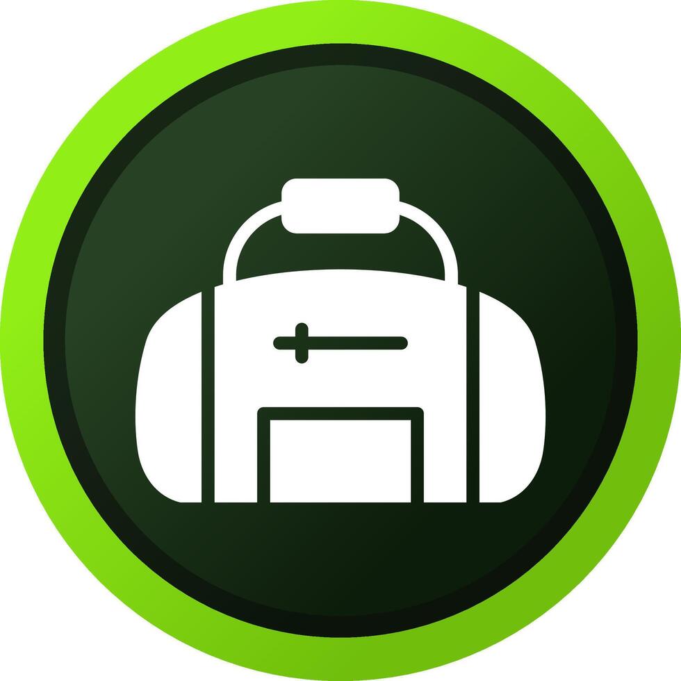 Sport Bag Creative Icon Design vector