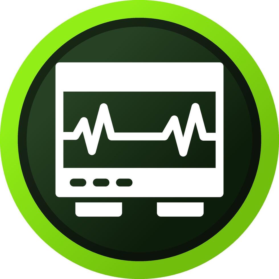 Electrocardiogram Creative Icon Design vector