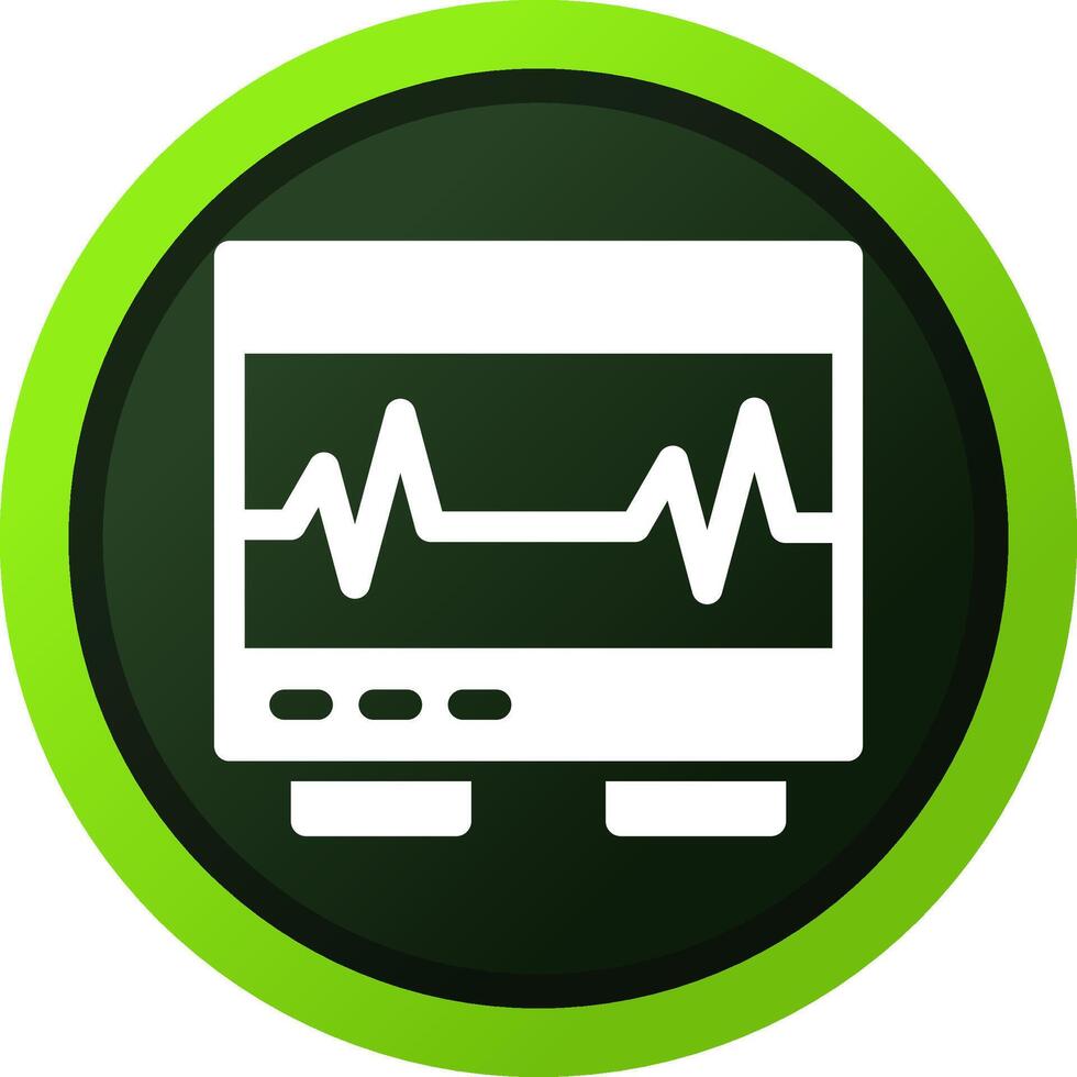 electrocardiograma creativo icono diseño vector