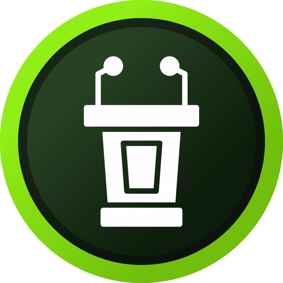 Lectern Creative Icon Design vector