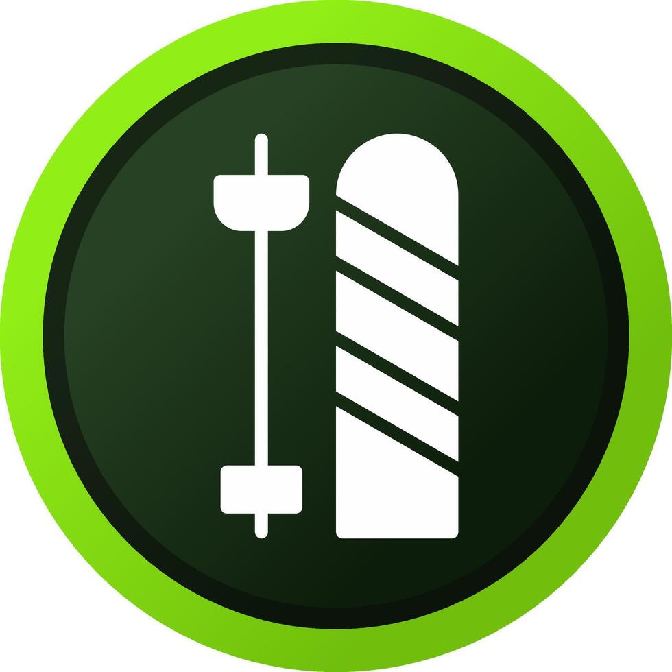 Skis Creative Icon Design vector