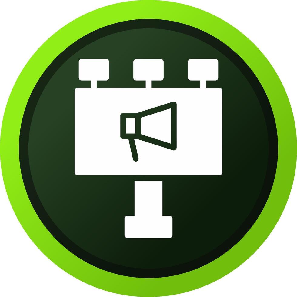Billboard Creative Icon Design vector