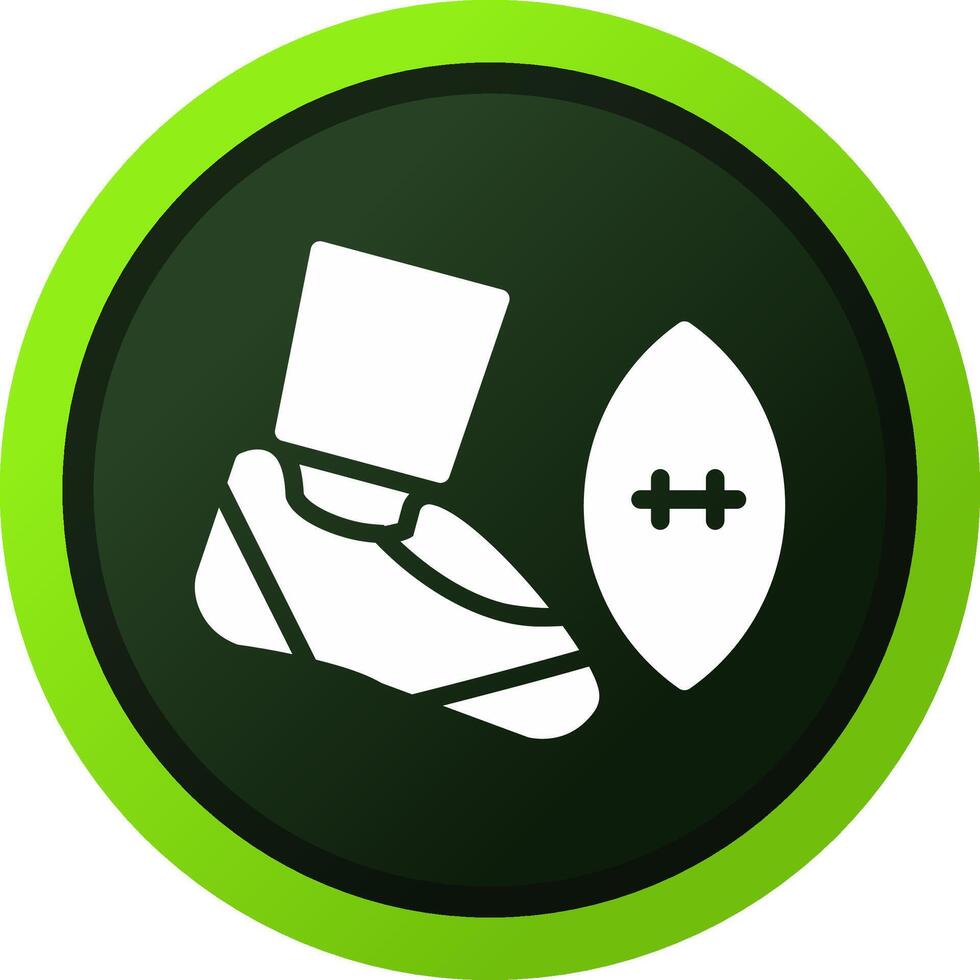 Free Kick Creative Icon Design vector