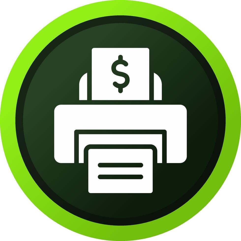 Printer Creative Icon Design vector