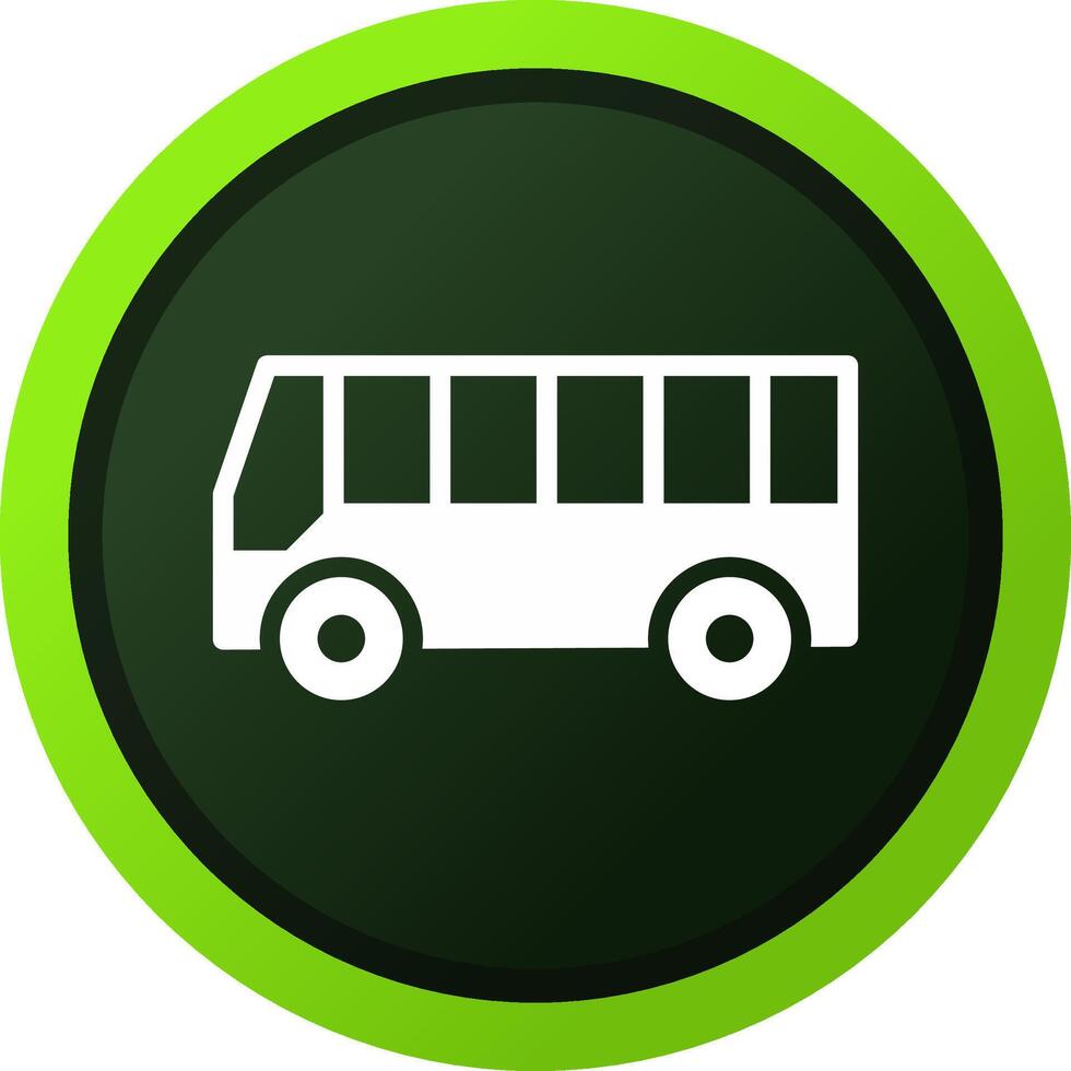 Bus Creative Icon Design vector