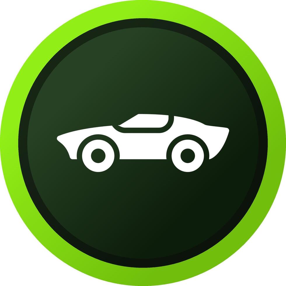 Sports Car Creative Icon Design vector