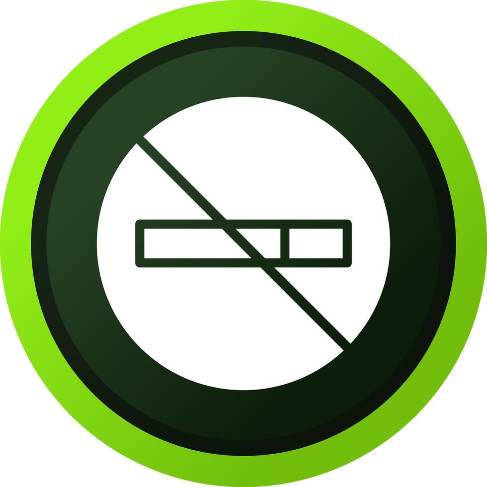 No Smoke Creative Icon Design vector