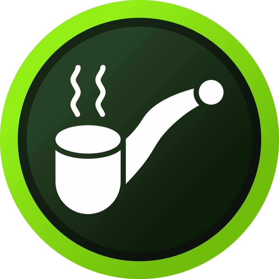 diseño de icono creativo de cigarro de pipa vector