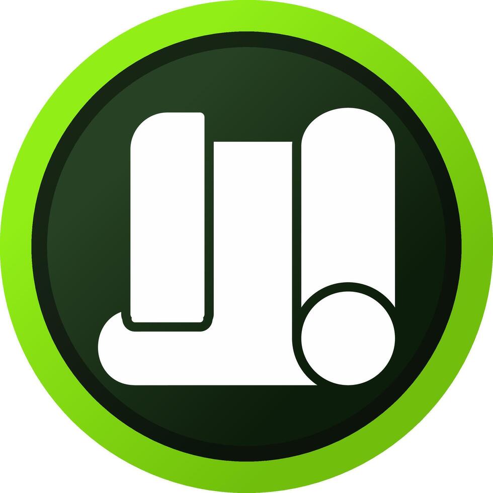 Paper Roll Creative Icon Design vector