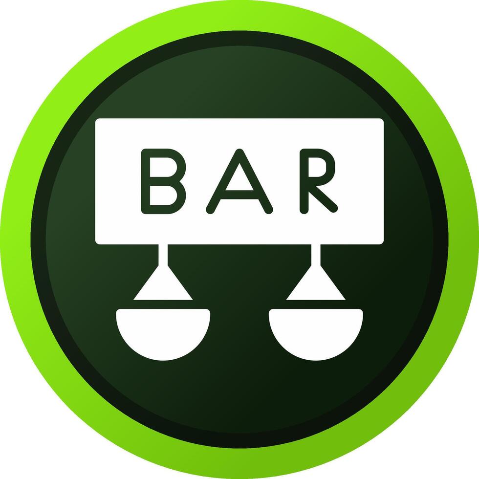 Bar Creative Icon Design vector