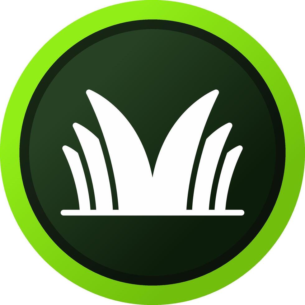 Grass Creative Icon Design vector
