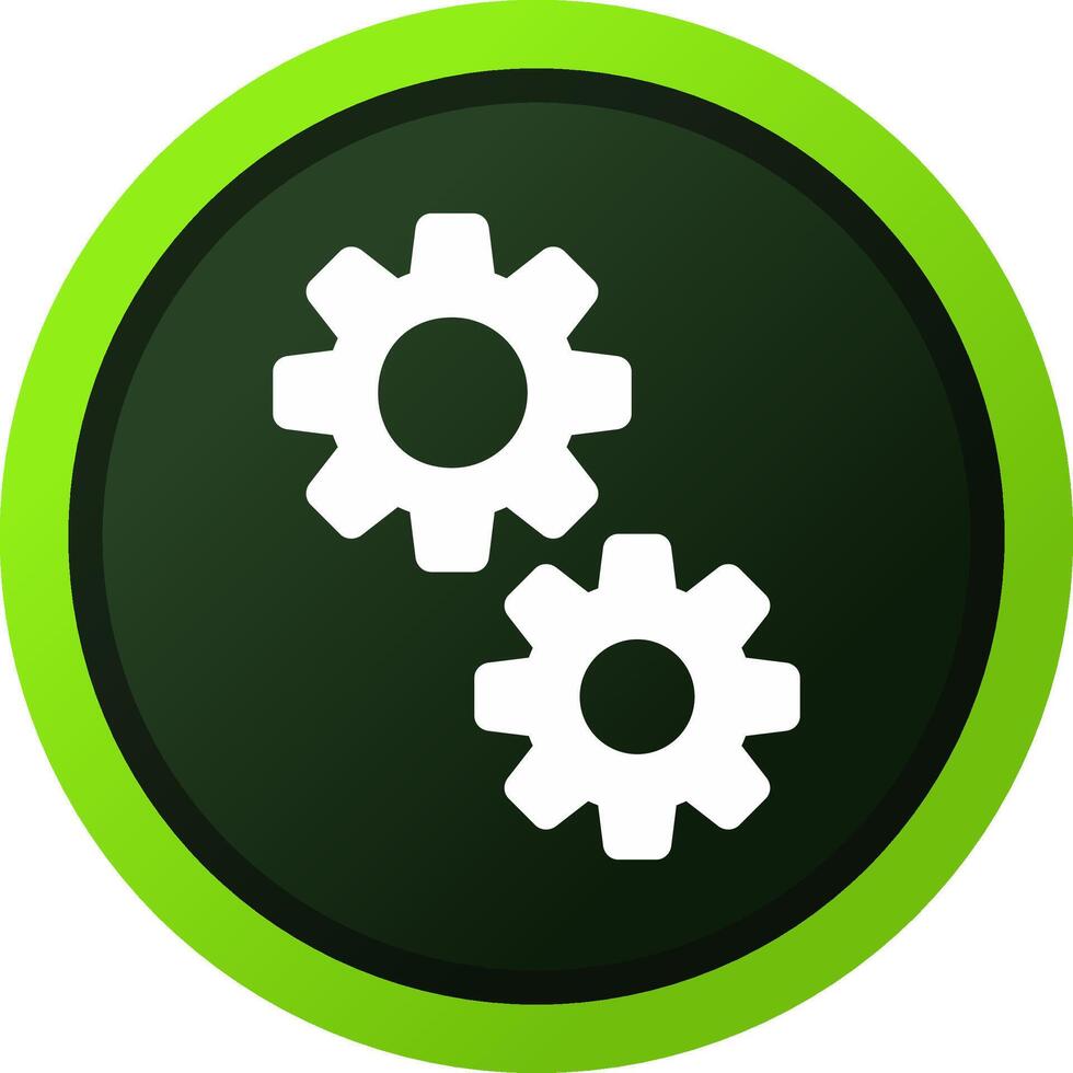 Gears Creative Icon Design vector
