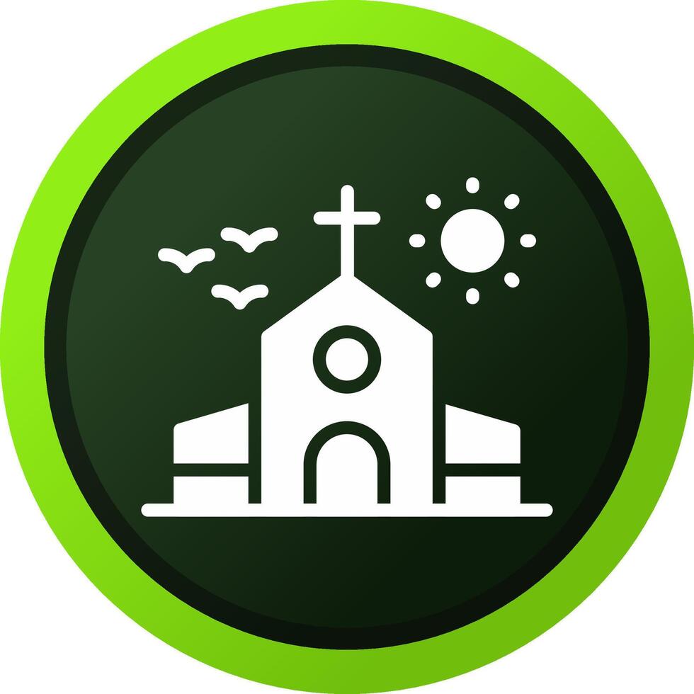 diseño de icono creativo de iglesia vector