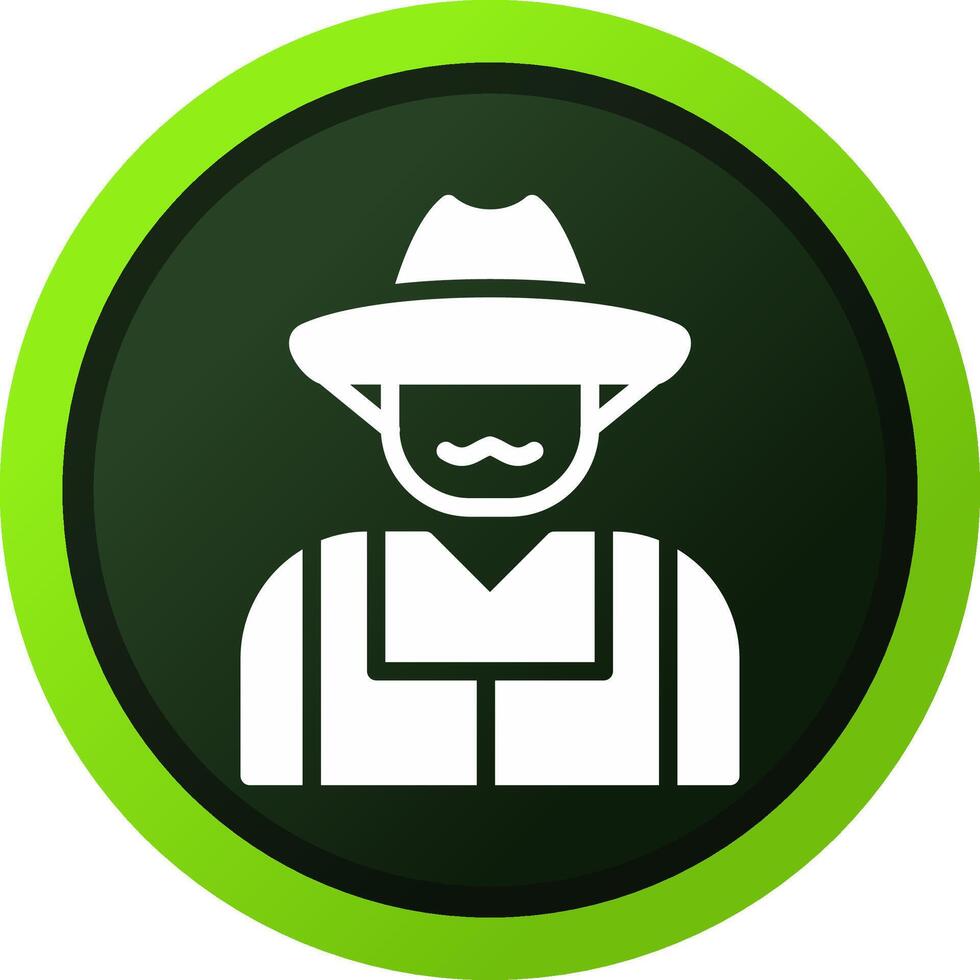 Farmer Creative Icon Design vector