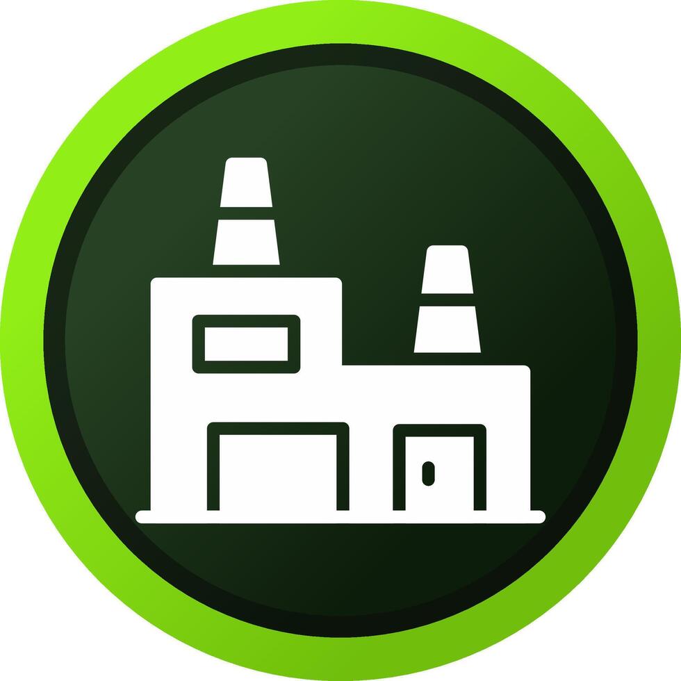 Recycling Plant Creative Icon Design vector