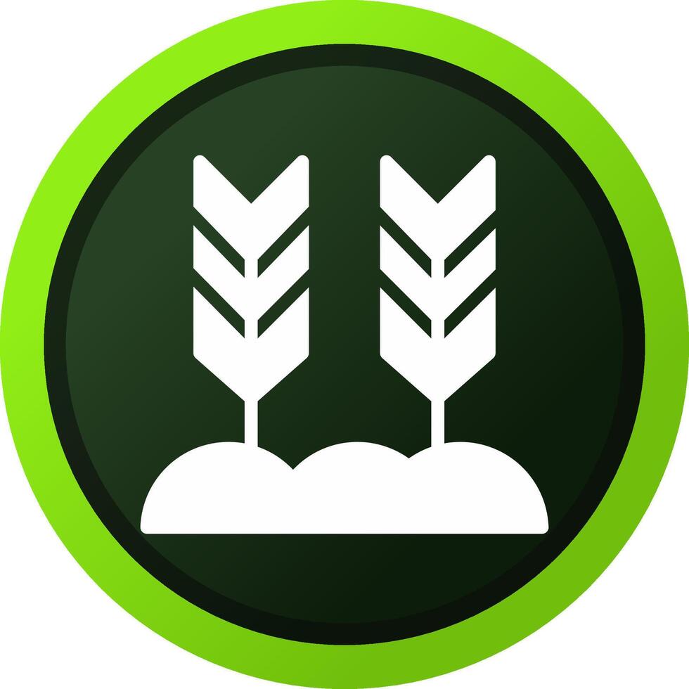 Wheat Creative Icon Design vector