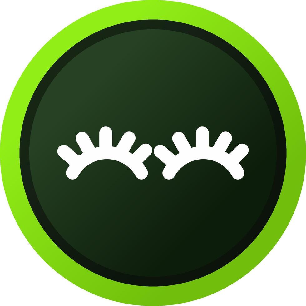 Eyelashes Creative Icon Design vector