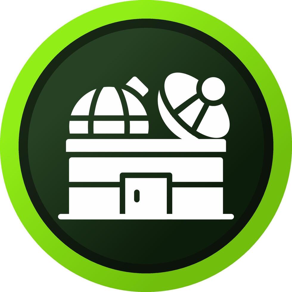 diseño de icono creativo del observatorio vector