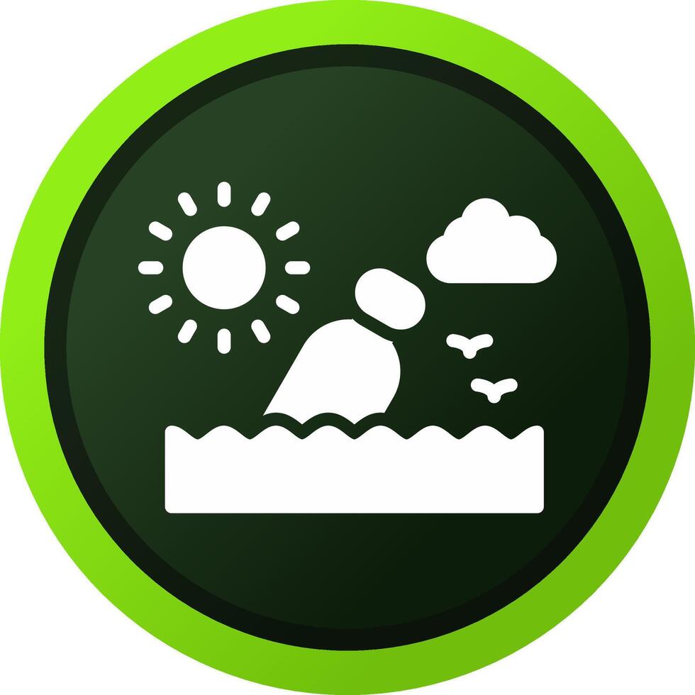 Message In A Bottle Creative Icon Design vector
