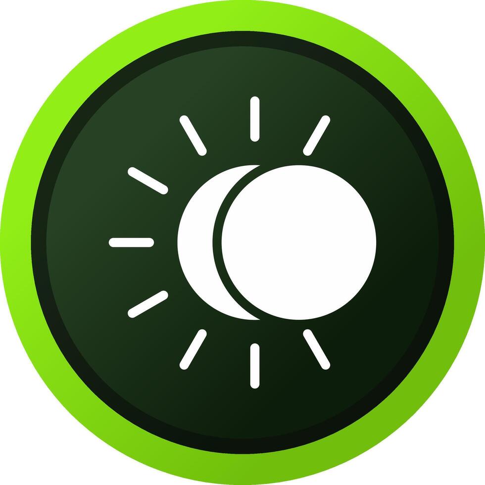 Eclipse Creative Icon Design vector