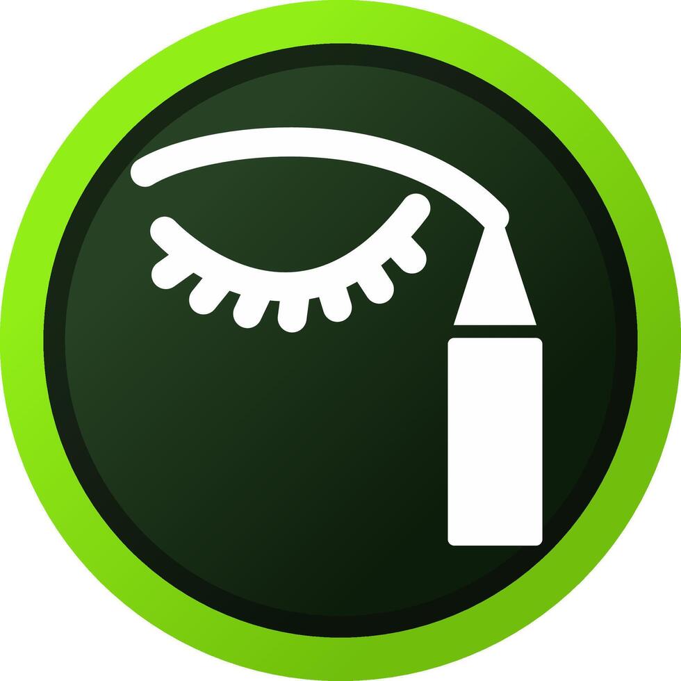 Eyeliner Creative Icon Design vector