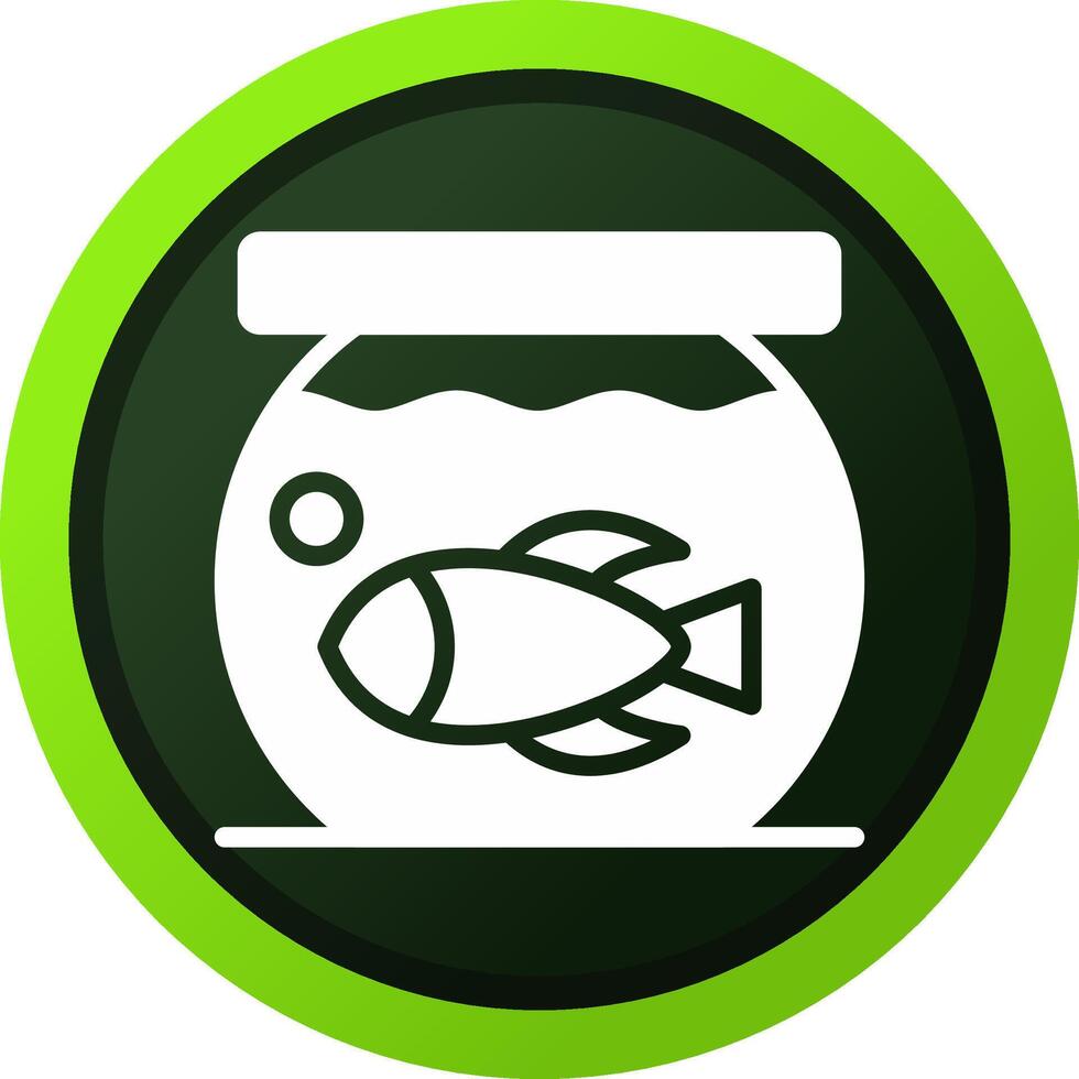 Fish Bowl Creative Icon Design vector