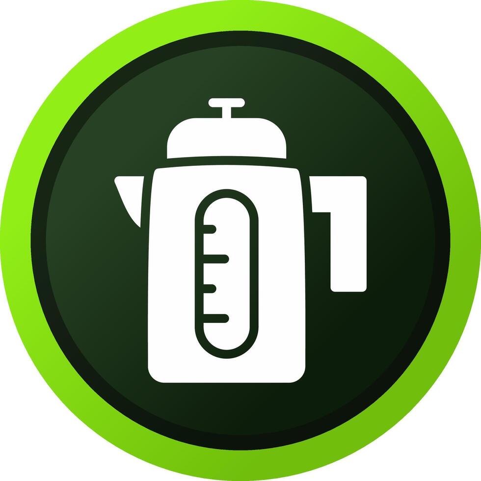 Electric Kettle Creative Icon Design vector