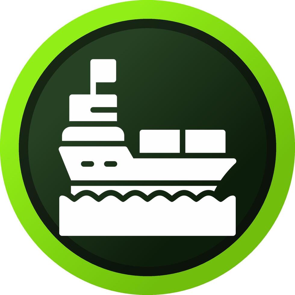 Ship Creative Icon Design vector