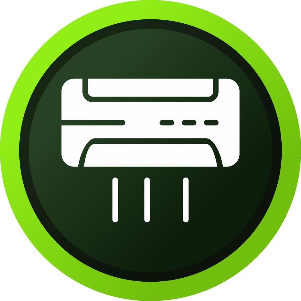 Air Conditioner Creative Icon Design vector