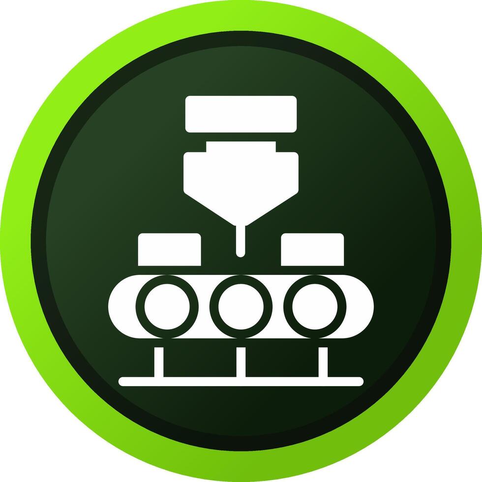 Conveyor Belt Creative Icon Design vector