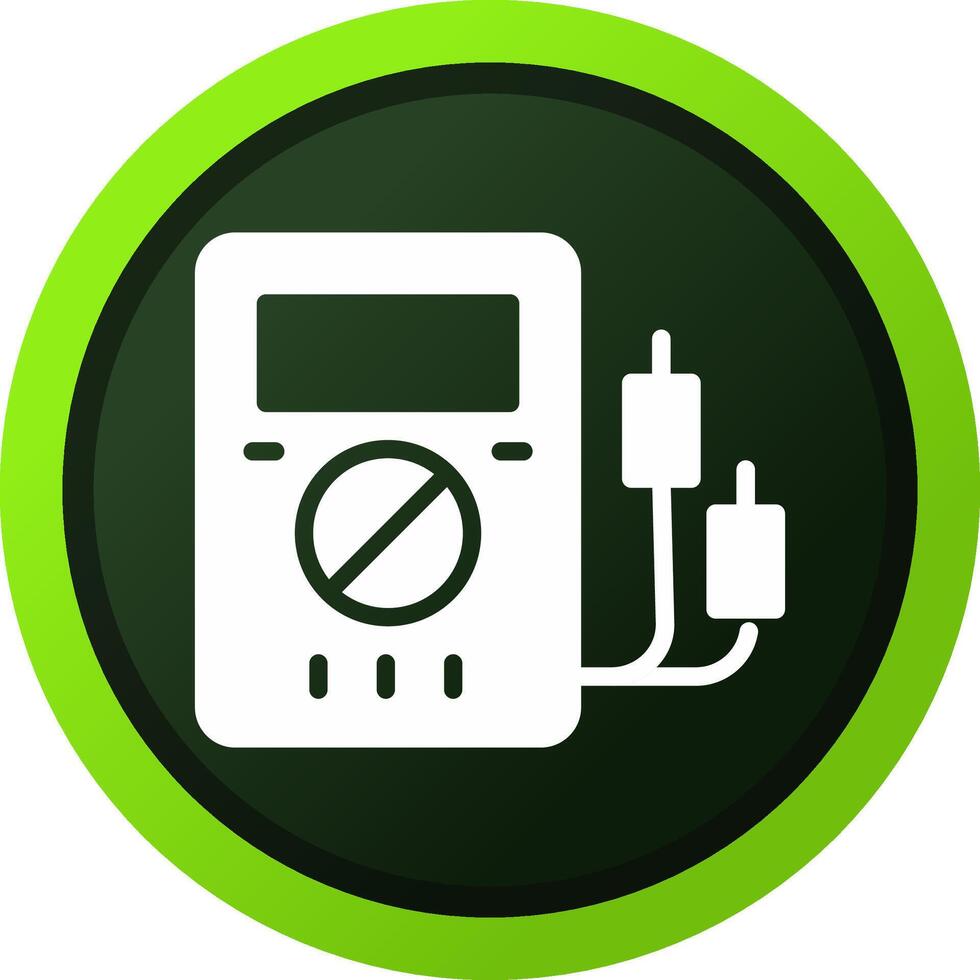 Voltmeter Creative Icon Design vector