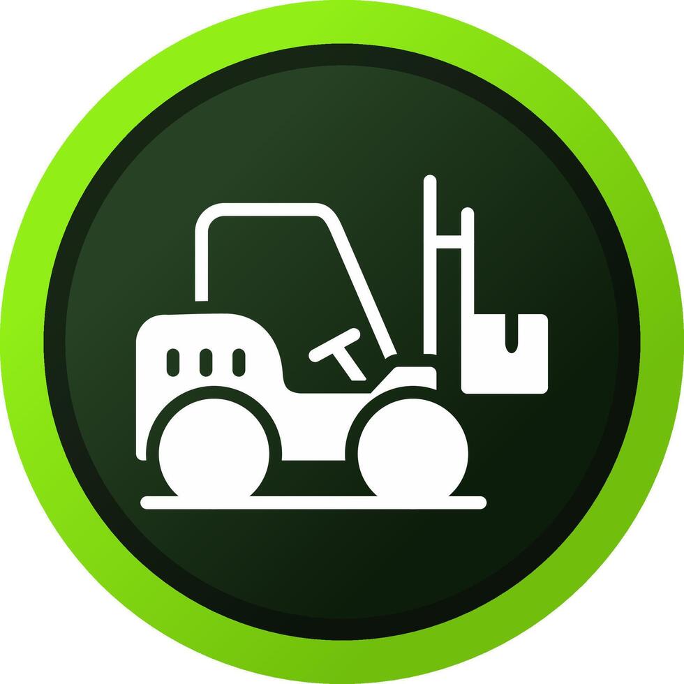 Forklift Creative Icon Design vector