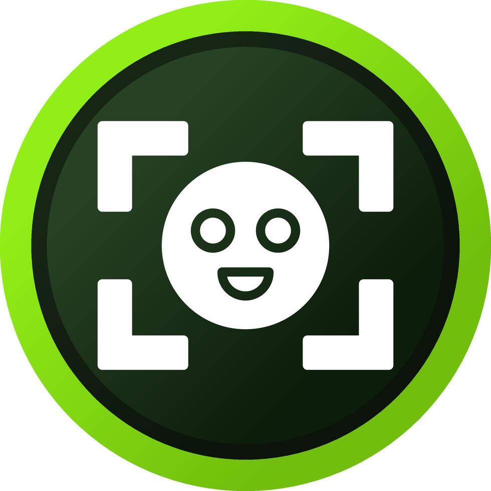 Face Detection Creative Icon Design vector