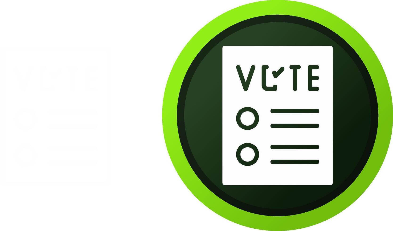 Ballot Creative Icon Design vector