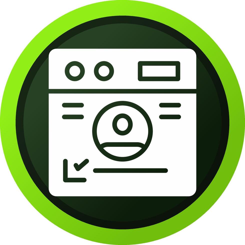 Personal Information Creative Icon Design vector