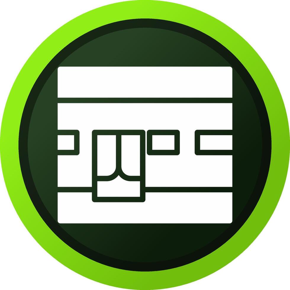 Kaaba Creative Icon Design vector