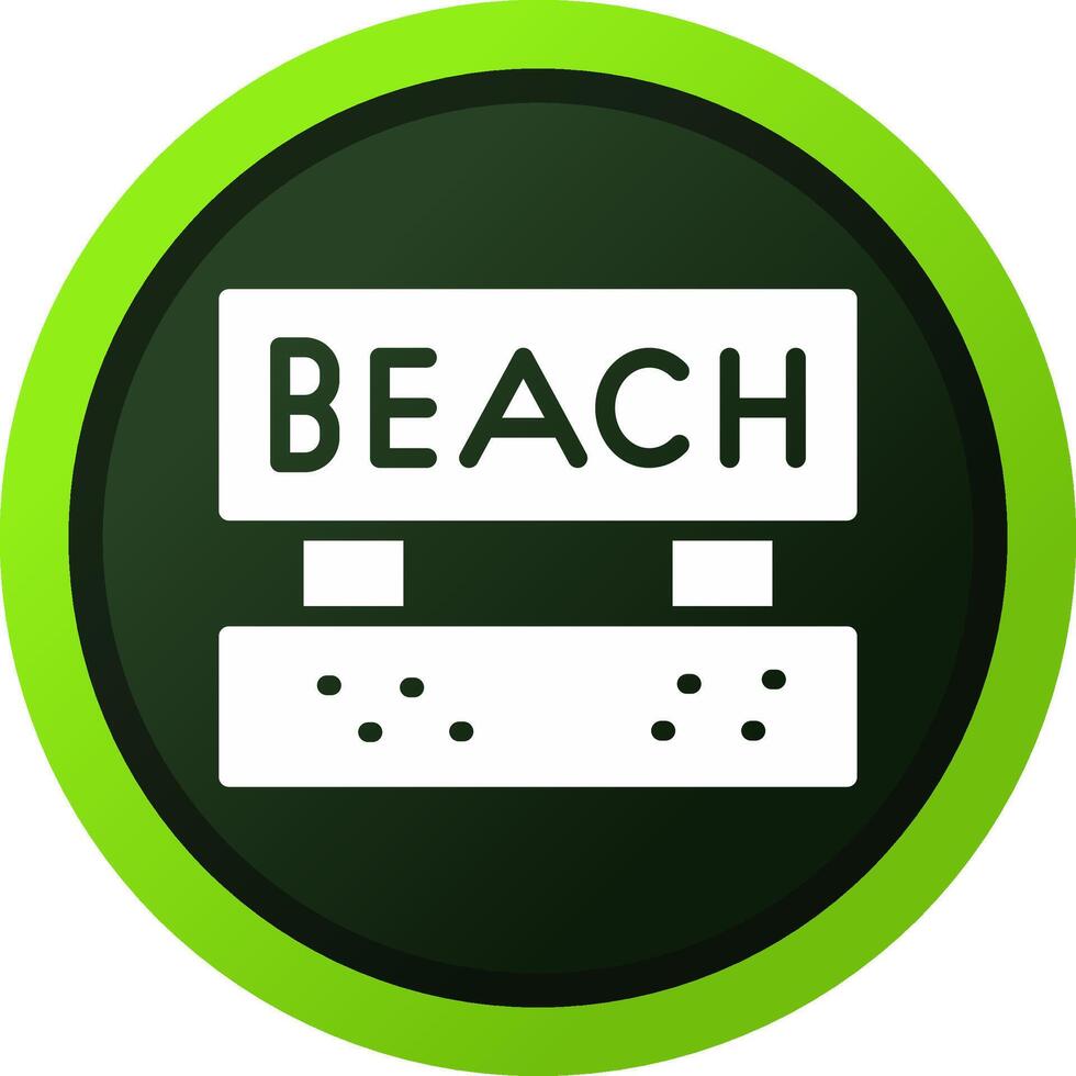 Beach Creative Icon Design vector