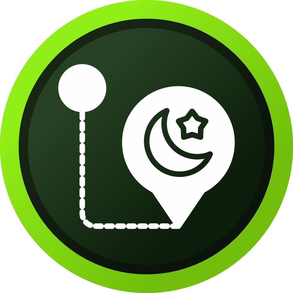 Pilgrimage Creative Icon Design vector