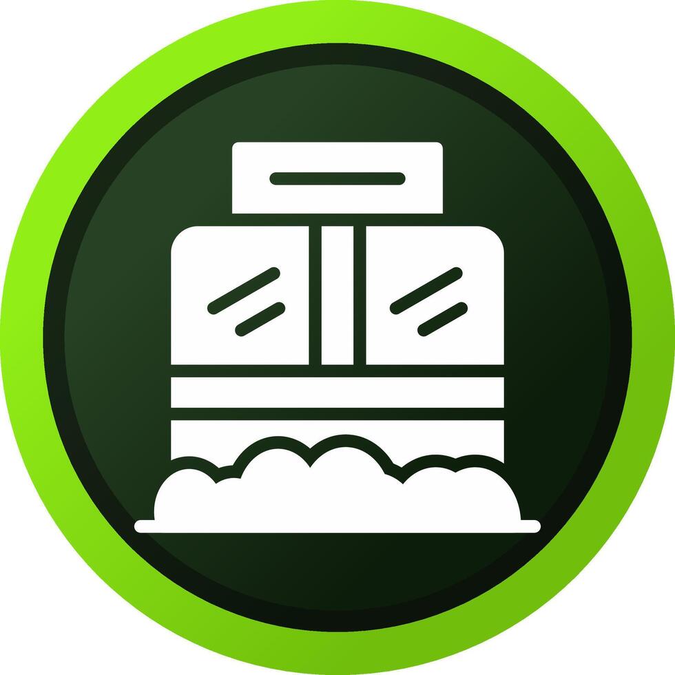 Ticket Box Creative Icon Design vector