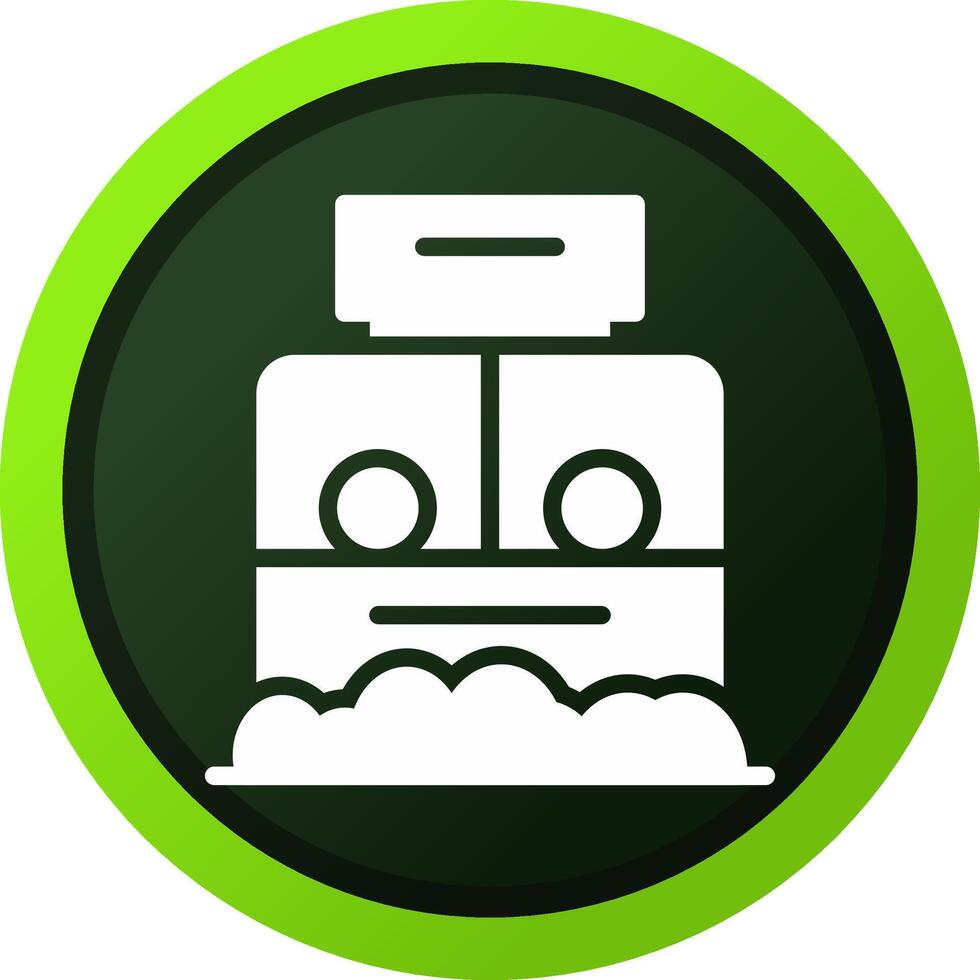 Ticket Box Creative Icon Design vector